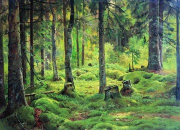 Bosquet œuvres - deadwood 1893 paysage classique Ivan Ivanovitch forêt